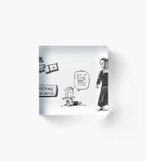 Knuckle Pushups Acrylic Block
