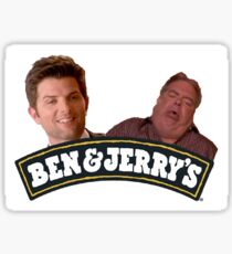 ben and jerry’s parks and rec Sticker