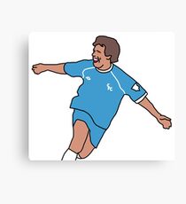 Zianfranco Gola- Football Chelsea FC Parody Canvas Print