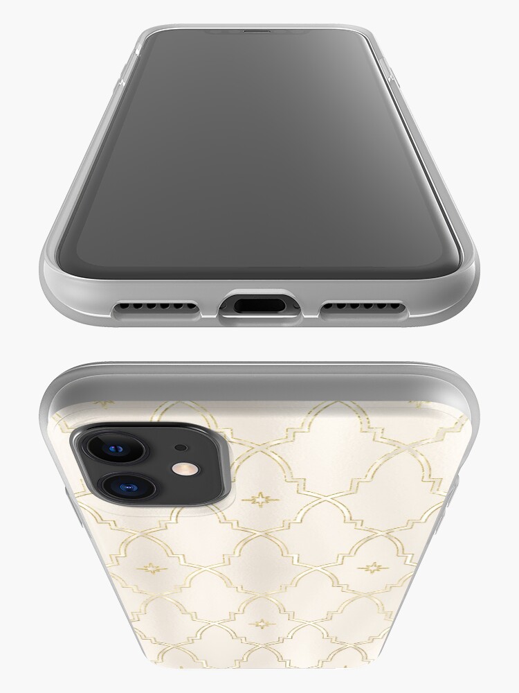 Alternate view of Celestial Pearl Gold Arches iPhone Case & Cover