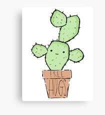 Cactus Free Hugs Canvas Print