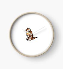 Calvin and Hobbes BFFs Clock