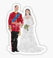 Prince William and Kate Middleton royal wedding Sticker