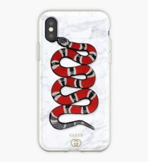 snake in marble iPhone Case