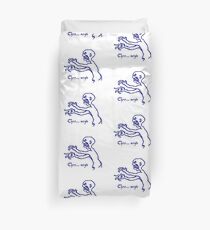Grey Grrr Argh Monster, Grr Arghh, Buffy the Vampire Slayer, Mutant Enemy, 90s, BTVS, Zombie, Joss Whedon, Angel, Buffering, Pop Culture, Zombie Duvet Cover