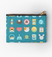 CUTE VET / VETERINARIAN PATTERN Zipper Pouch