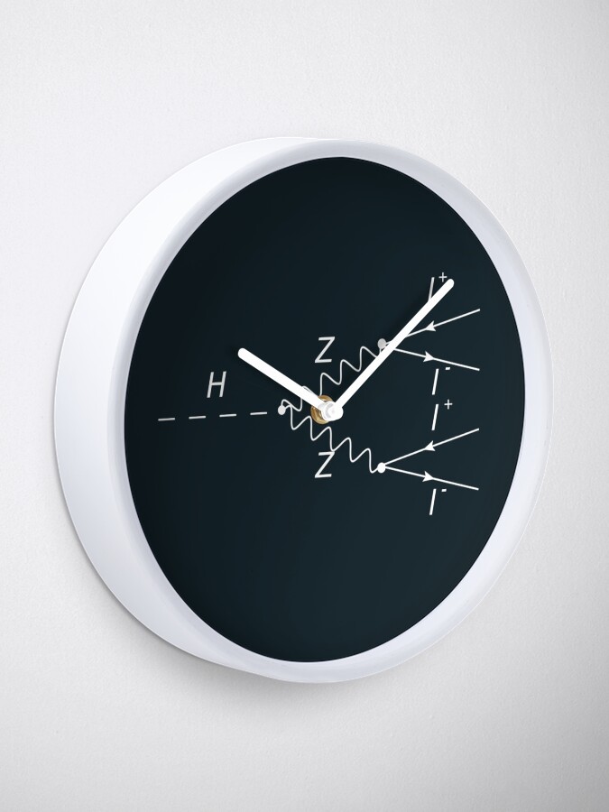 Alternate view of Higgs Boson Physics Geek Science Teacher Clock