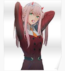 Zero Two - Darling in the Franxx Poster