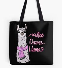 Funny Llama Cartoon Tote Bag
