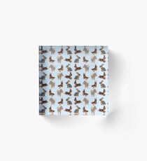 Tiling Tans Acrylic Block