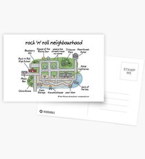 rock 'n' roll neighbourhood Postcards