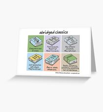 abridged classics Greeting Card