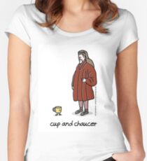cup and chaucer Fitted Scoop T-Shirt