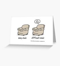 easy chair Greeting Card