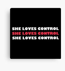 Lienzo Ella ama el control