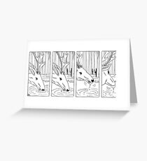 Vikings "the hunt" Greeting Card