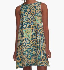 Persian Ceramic Design 20 A-Line Dress