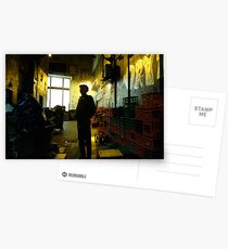 man in melbourne laneway Postcards