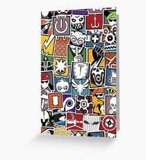 Rainbow 6 Operator Sticker Bomb Greeting Card