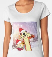 Hobbes Christmas Women's Premium T-Shirt