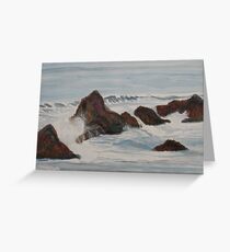 The Breakers at Seal Rock II Greeting Card