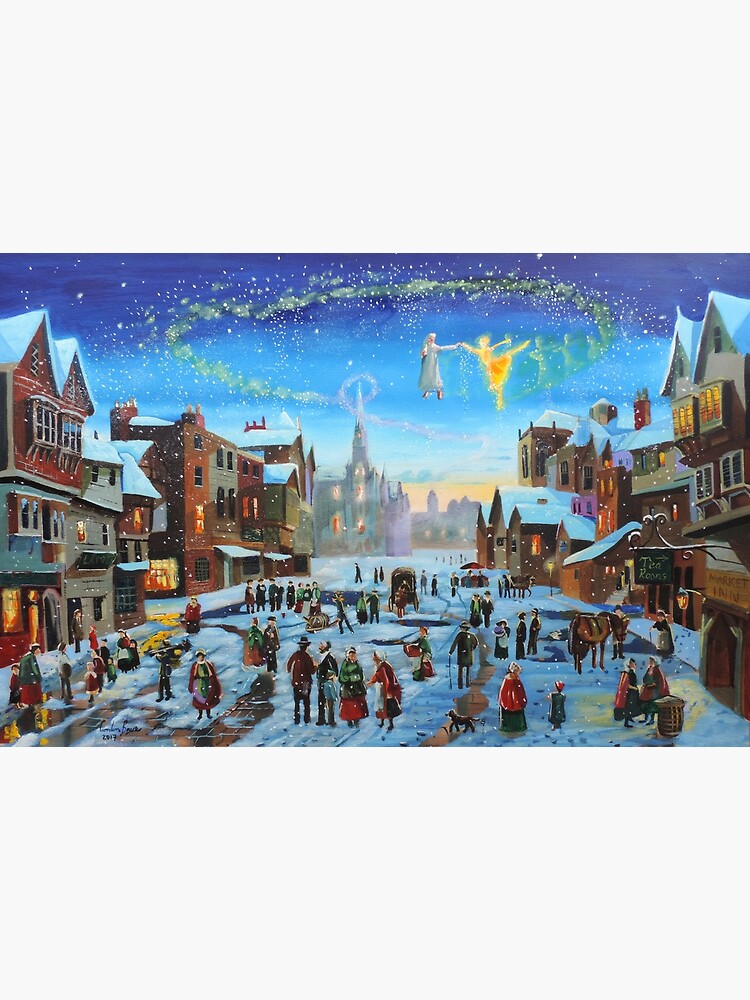 A Christmas Carol Scrooge and the ghost of Christmas past by gordonbruce