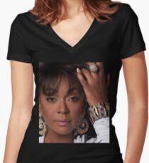 Ms Anita Women's Fitted V-Neck T-Shirt