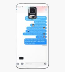 An alle die Jungen, die ich vorher geliebt habe - Text & Emoji Hülle & Klebefolie für Samsung Galaxy