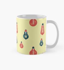 Antique glass bulbs drops yellow Mug
