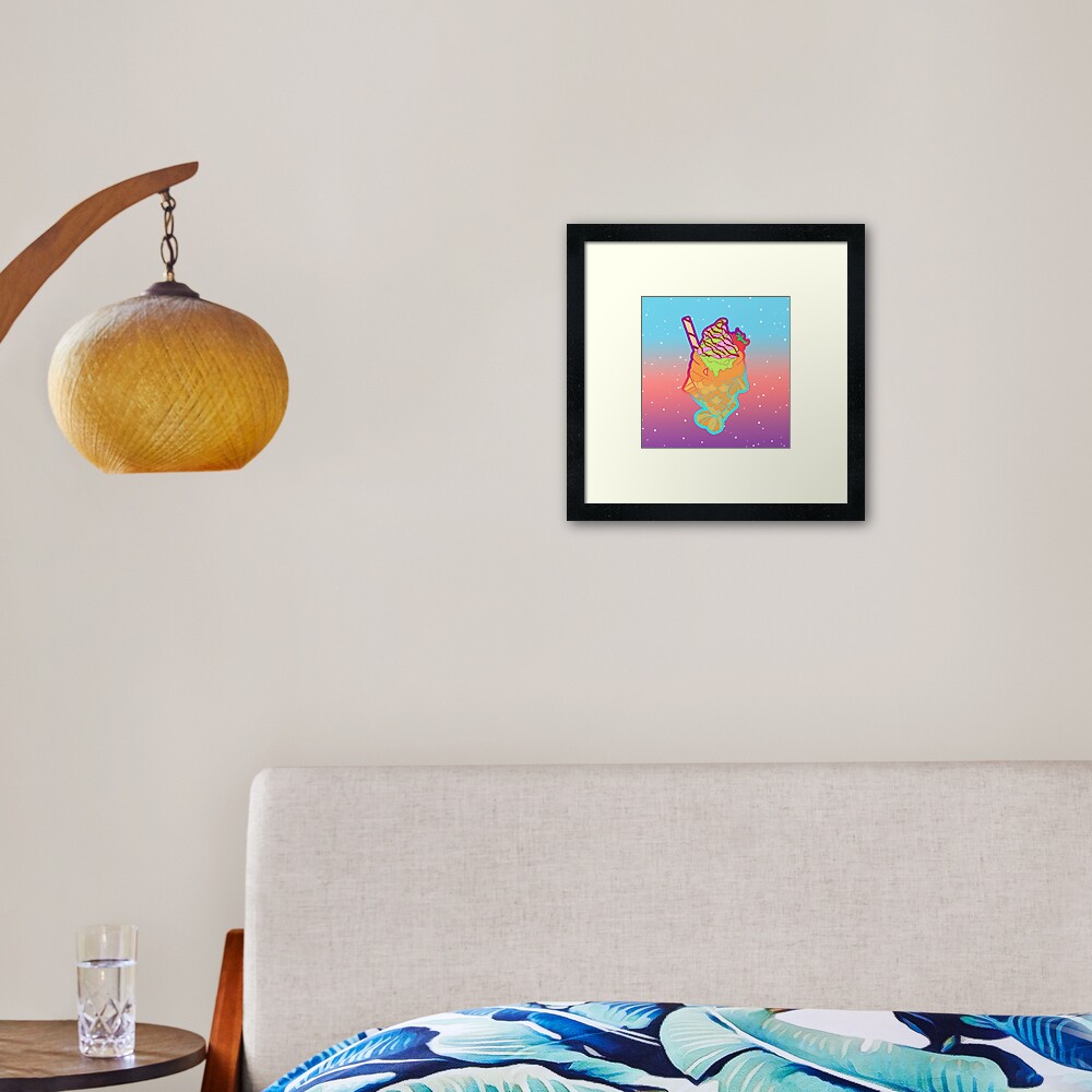 Taiyaki Ice Cream 1 Framed Art Print