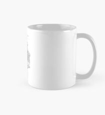 Retro- New York City-minimalistische Karten-Zeichnung Tasse (Standard)