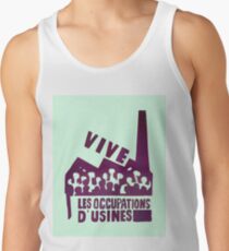 mai68-revolution-live-factory occupations Tank Top