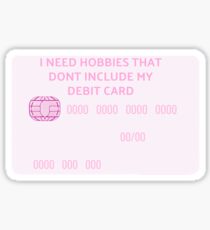 Debit Stickers | Redbubble