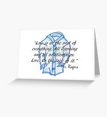 Mr. Rogers Tribute Greeting Card