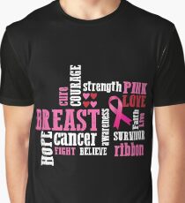Hope Breast Cancer 2 Graphic T-Shirt