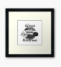 Good Mourning Lyrics Framed Print