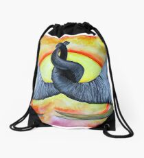 Frienship elephants Drawstring Bag