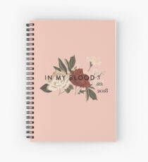 Shawn Mendes In My Blood Spiral Notebook