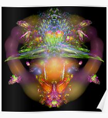 King Of Beasts Fractal Art Poster