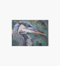 Blue Heron Art Collage by C.E. White Art Board