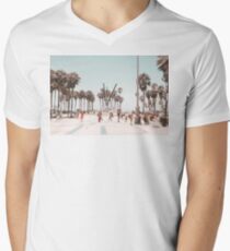 Venice Beach Boardwalk Men's V-Neck T-Shirt