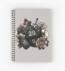 Rogue Class D20 - Tabletop Gaming Dice Spiral Notebook
