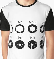 F-stops - Black Graphic T-Shirt