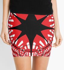 abstract star christmas pattern decoration light design blue holiday glass illustration texture shape snowflake winter red snow architecture xmas art white circle symbol wallpaper 3d Mini Skirt