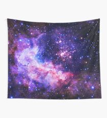 Blue Universe - Flower of Life Infinite Pattern - Westerlund 2 (Color Enhanced) Wall Tapestry