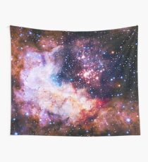 I Love The Universe - Infinite Flower of Life Pattern - Westerlund 2 — (Color Enhanced) Wall Tapestry