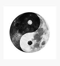 Moon Yin Yang Photographic Print