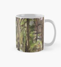 Camo Camping Hiking Hunting State Park Mount Rainer Washington Ohanapecosh Picnic Table Turquoise Tent Green Old Growth Douglas Firs Mug