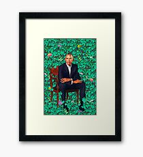 portrait obama Framed Print