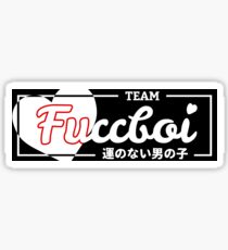 Team Fuccboi Decal Slap 216mm Sticker